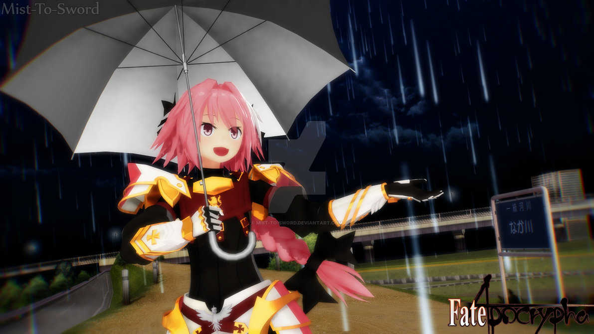 Astolfo "Rider of Black" (with lance & dances!)