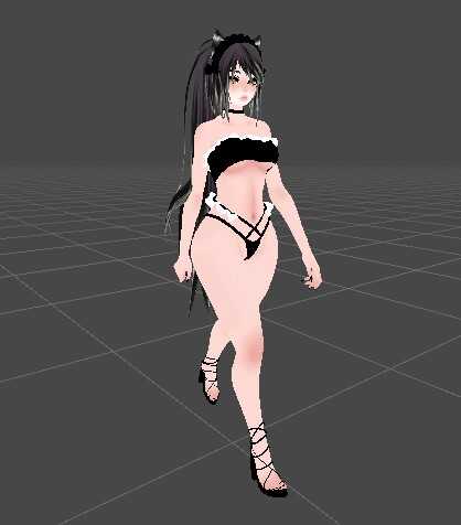 Feminine(Sexy) Walk and Run Animation