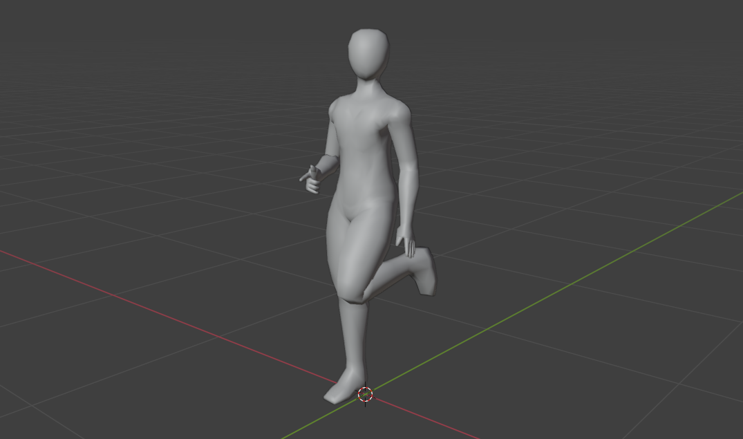 Optimized Humanoid Base Mesh (Male)