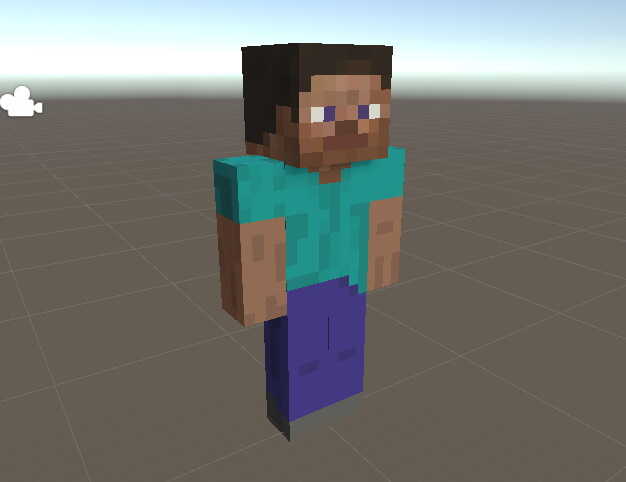 Faithful Minecraft Steve (generic rig)
