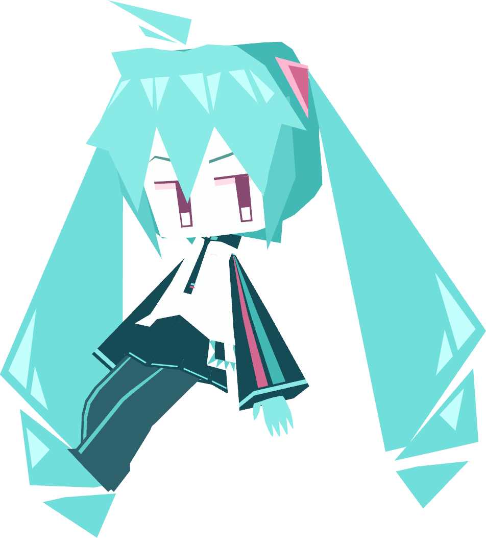 Miku Smol (Eye Tracking, Blinking, Dynamic Bones)