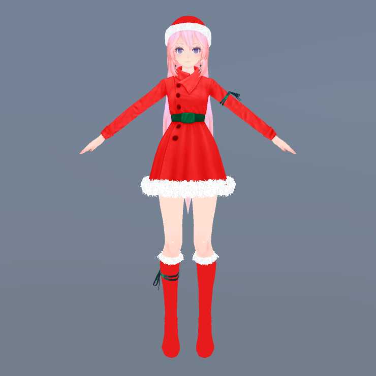 Miku, Luka, and Teto Christmas Pack 2.0 update