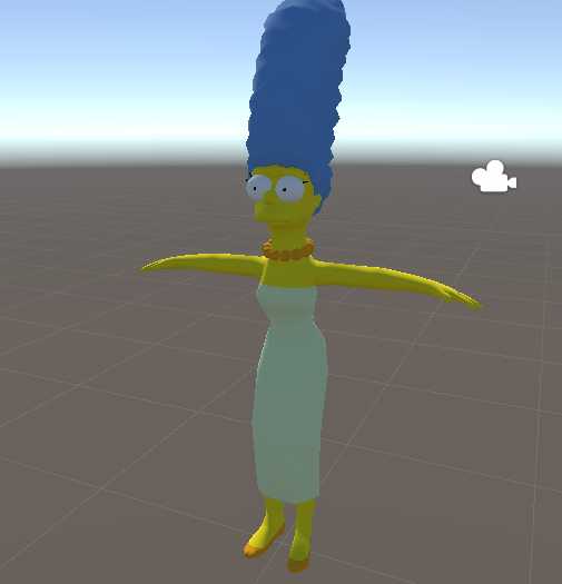 )Marge Simpson)