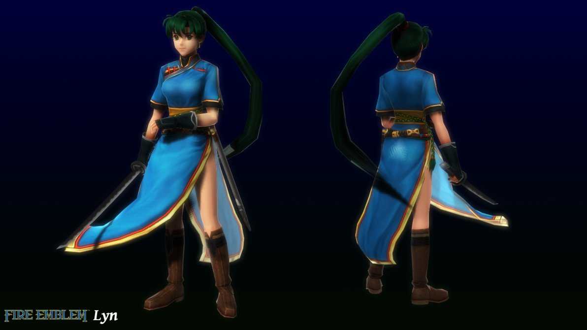 Fire Emblem - Lyn (Cubed Shader, Dynamic Bones)