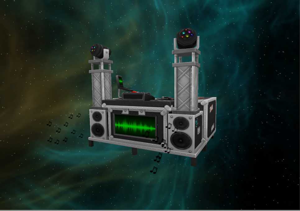 Working DJ Booth with Particles (No Music)