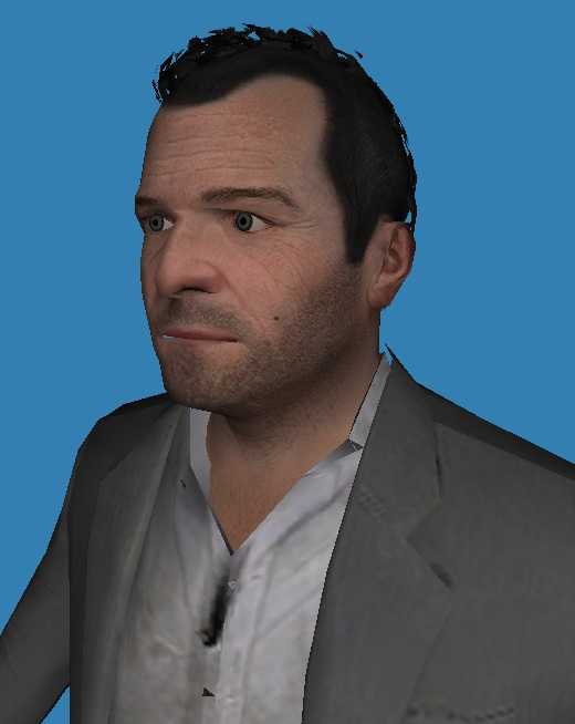 Michael De Santa from GTA V [Super lowpoly! | MORE FPS]