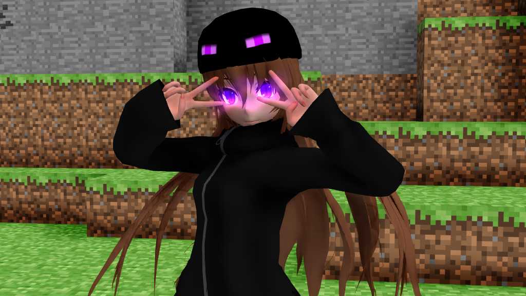 Ender Girl (Full Body, 5 Gestures with sound)