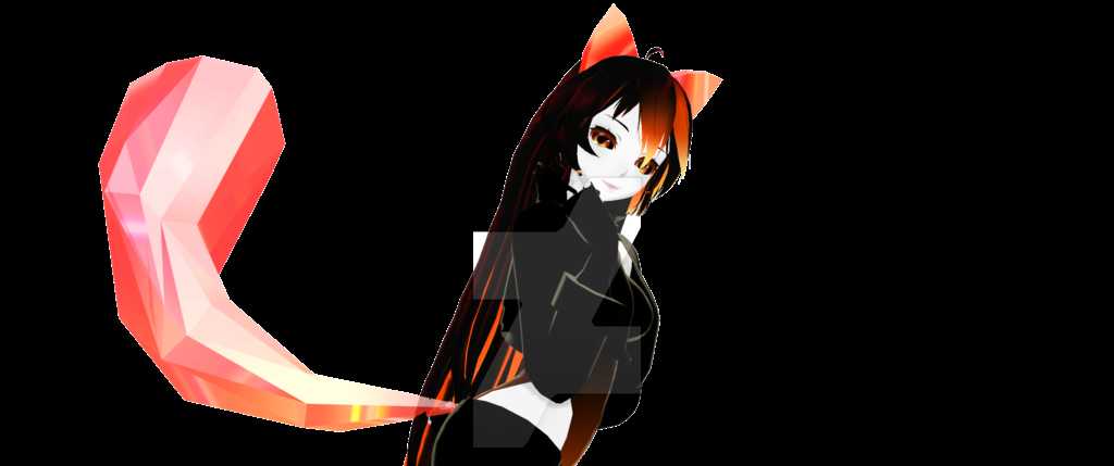 Black Hole Chan (Full Body, 5 Gestures, including black hole)