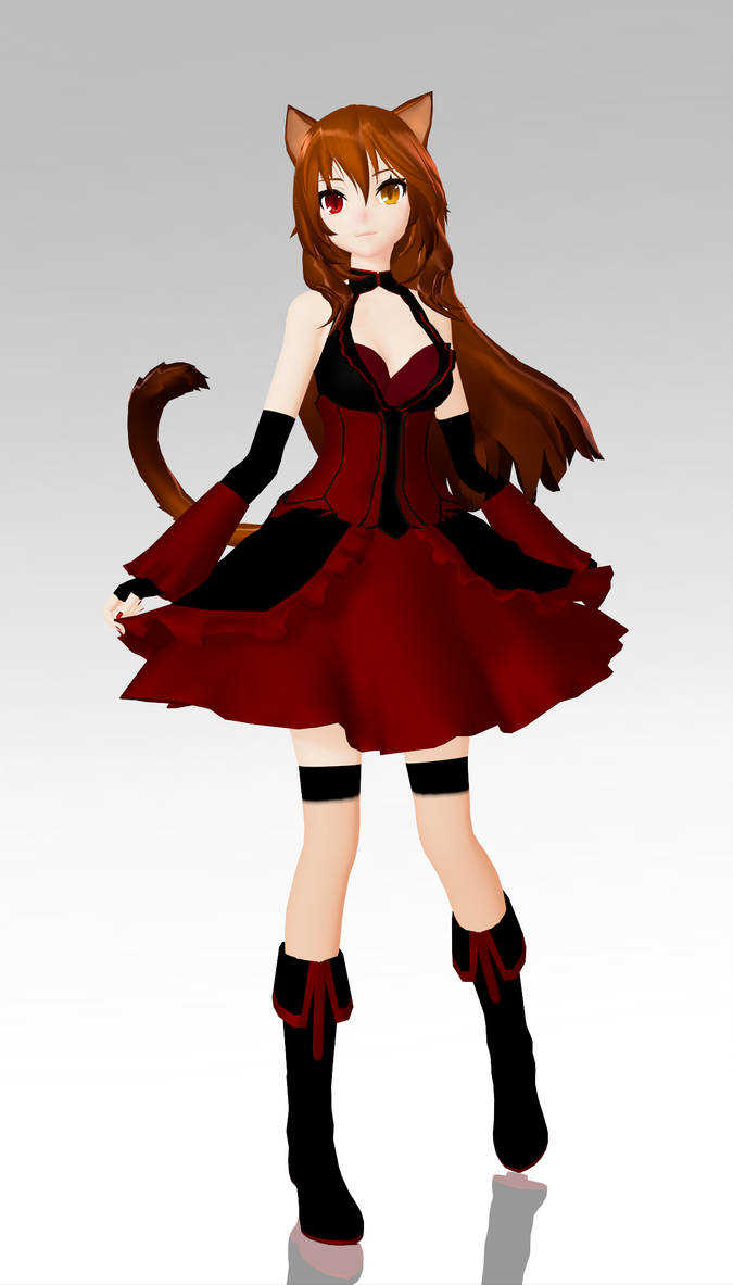 Tokiko (Full Body, 5 Gestures)