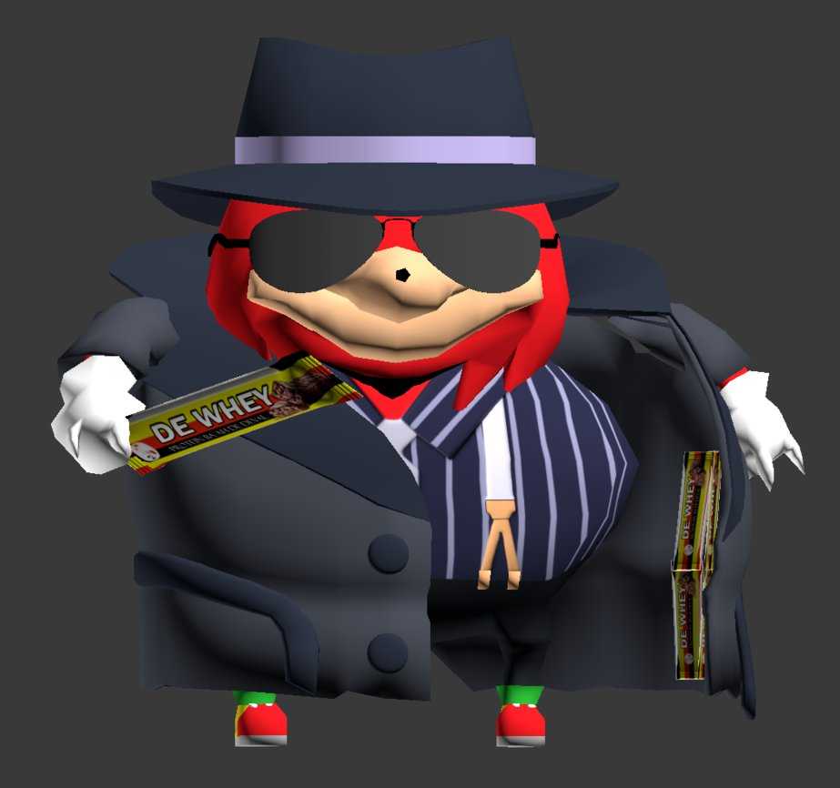 Giant Knuckles (Way bar + Custom animations)