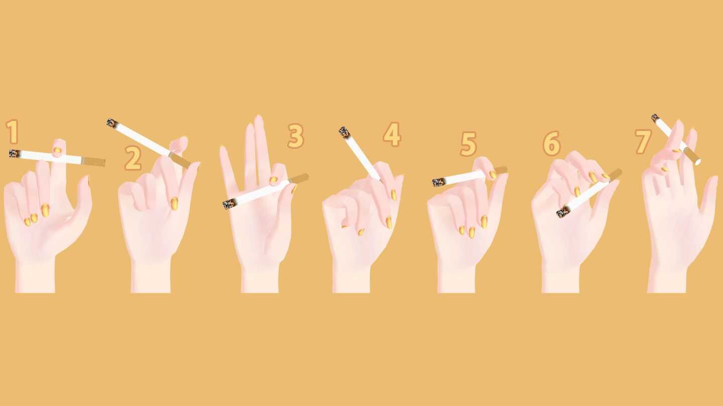 Hand Pose Smoking Pack