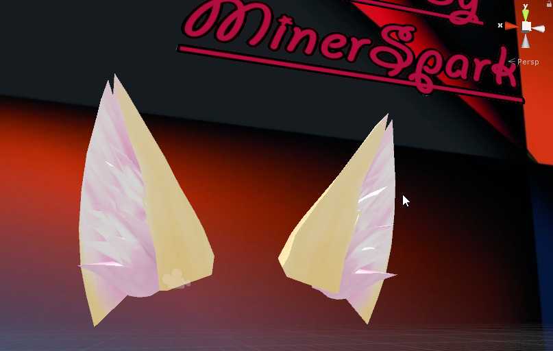 Miko Maid Ears Only With Bones.