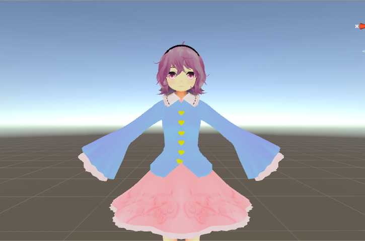 Komi Satobori (Lip sync, eye tracking, Blinking)