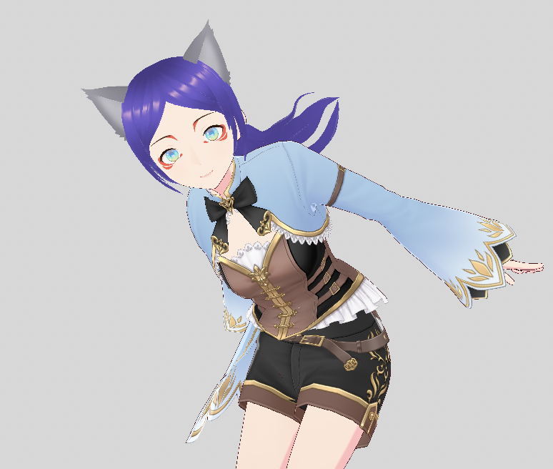 aura cat 3d avatar to import to unity and use in vrchat