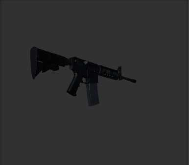 M4A1 by Moshiro low Poly Version/Prefab 
