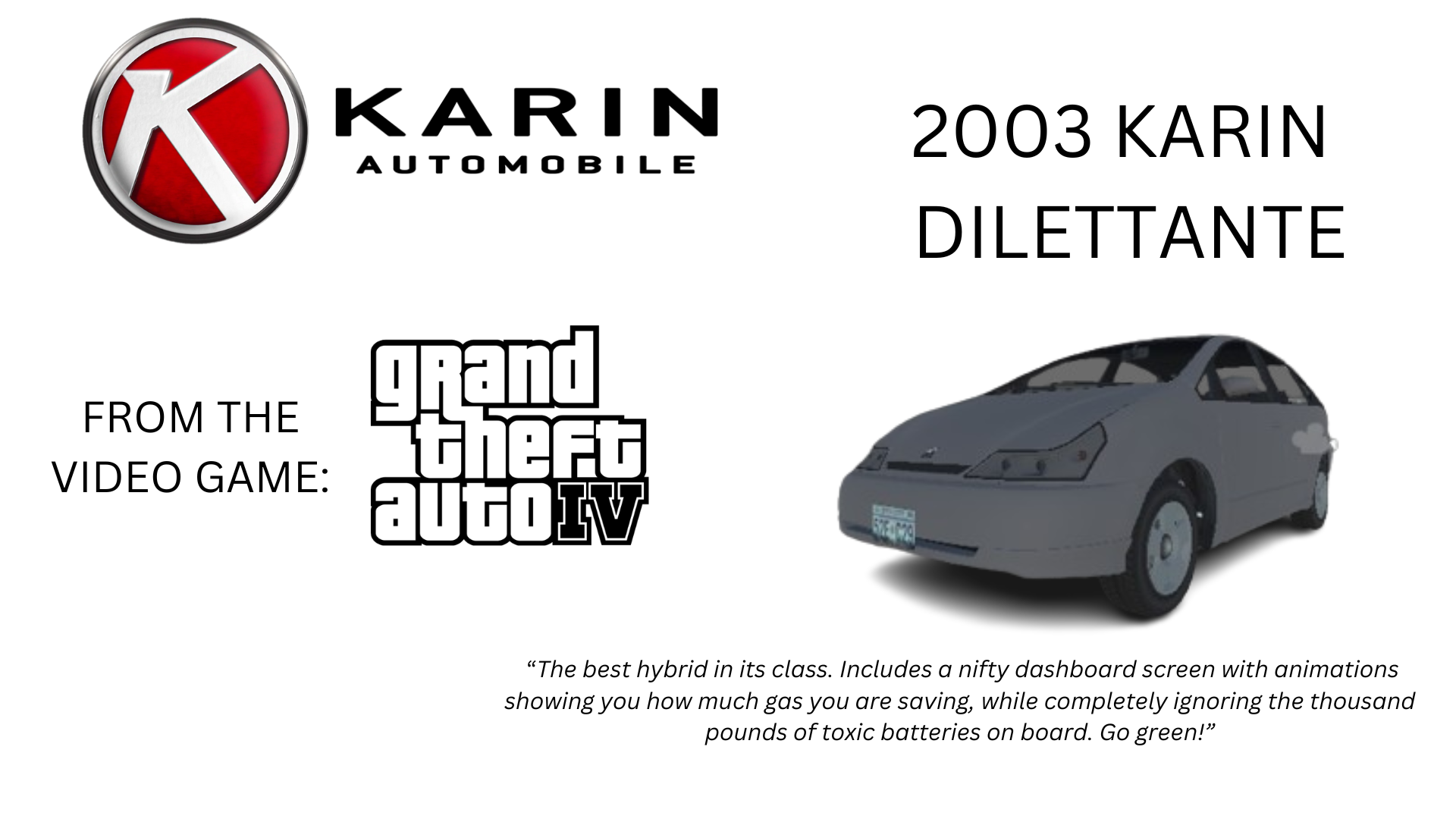 Karin: 2003 Karin Dilettante