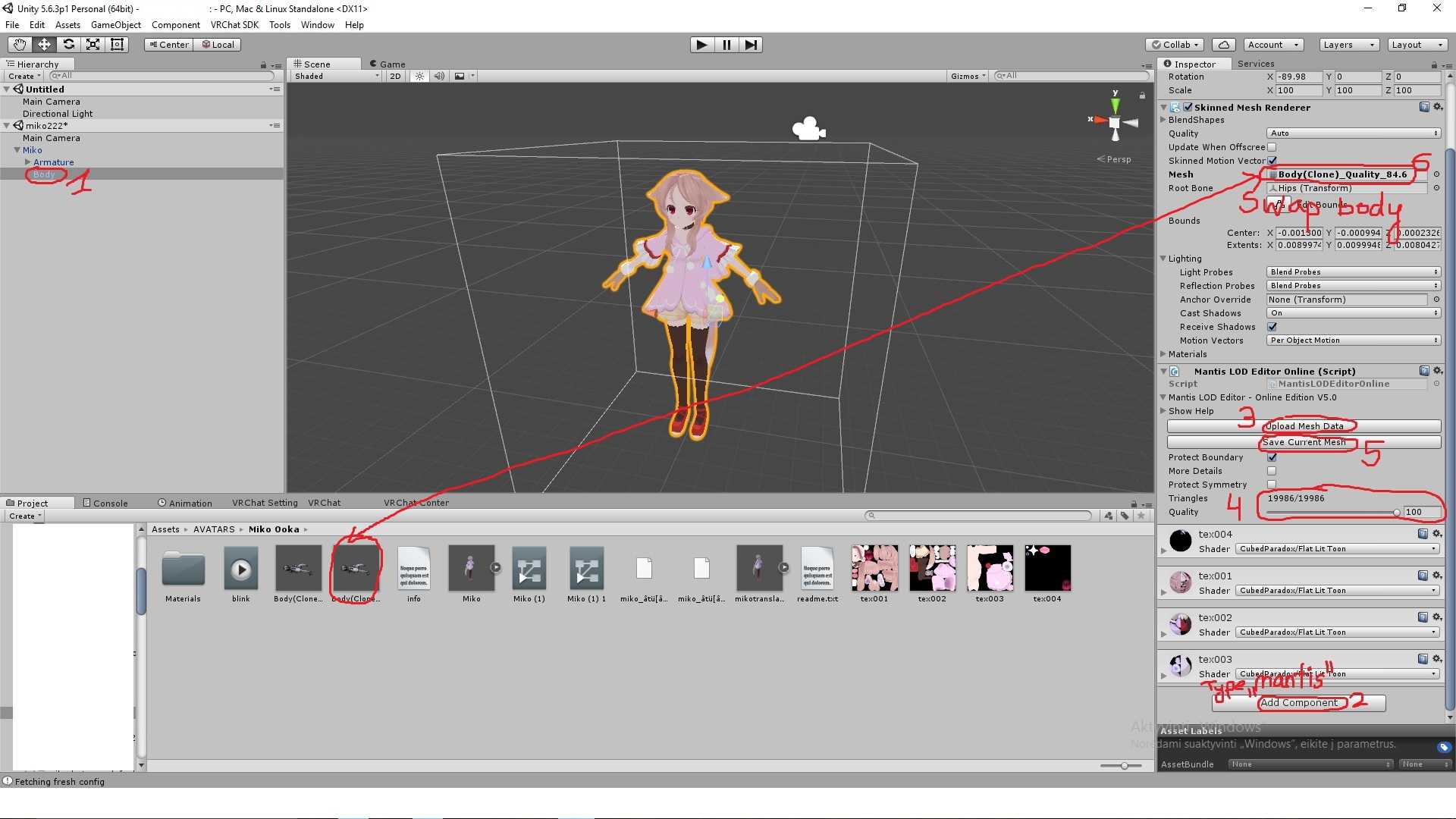 Mantis LOD Editor - Decimation tool
