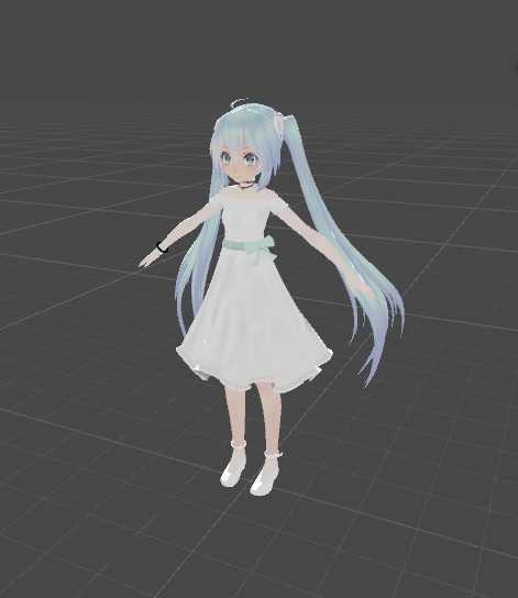 Chibi Miku with dress (Ready for upload)