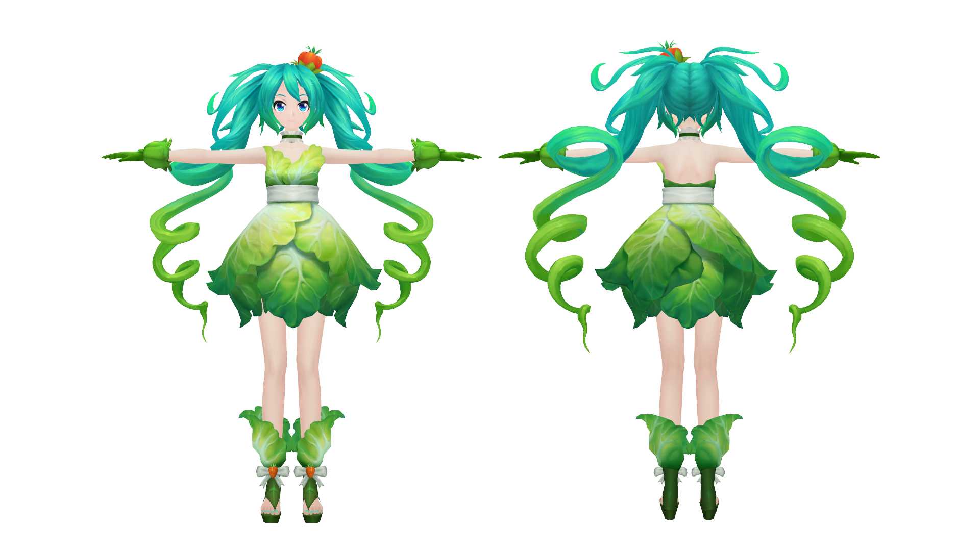 Popipo Miku Remix (Eye Track, blink, Lips, Physics, Animation)