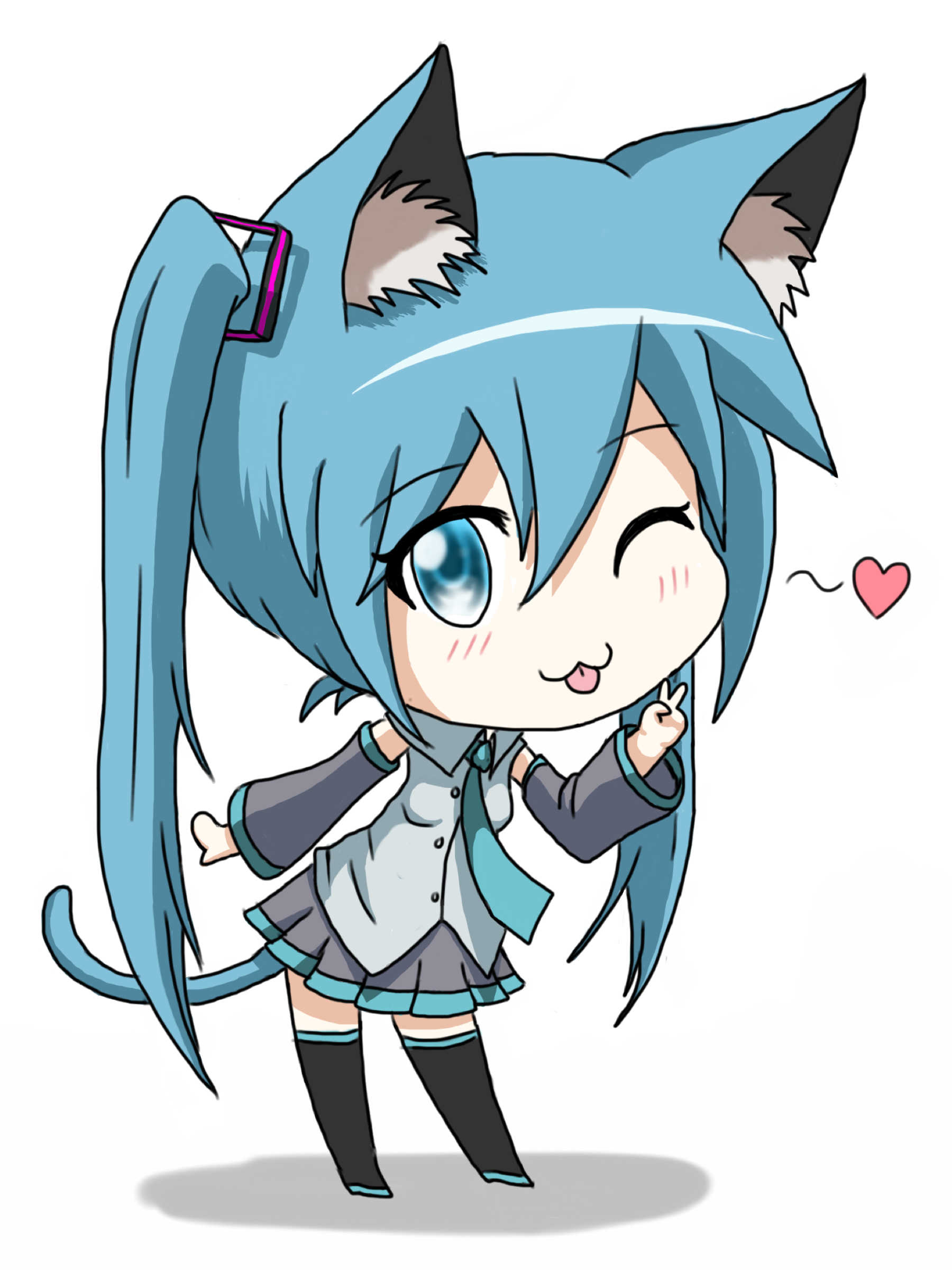 Chibi Neko Miku