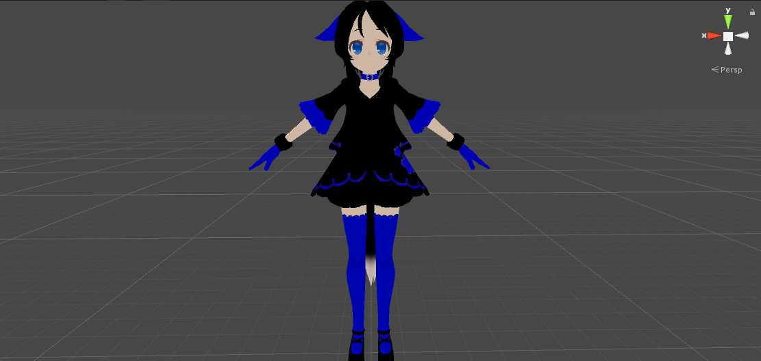 Black-Blue Miko Ooka