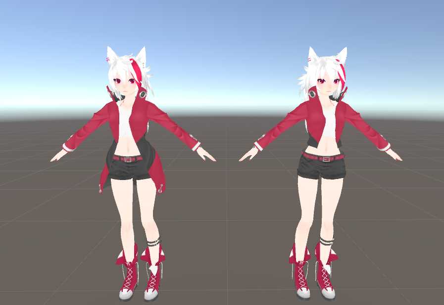 Stupid Wolf Girl (Dynamic Bones, 7 Gestures, Garbage Model)