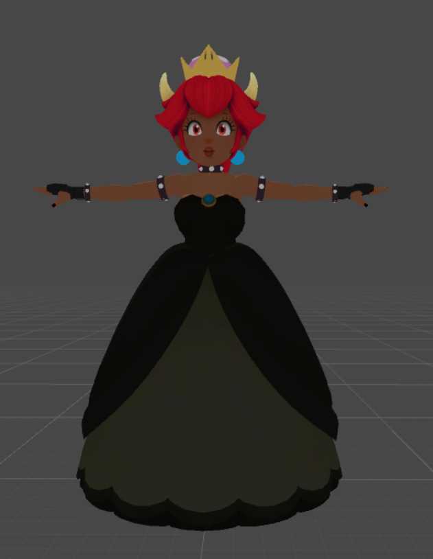 Bowsette [Black and White]