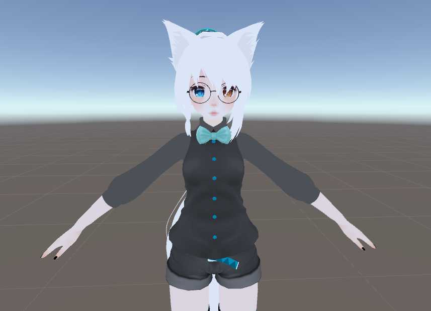 Cute Fox (Eye Tracking, Visemes, Dynamic Bones, Gestures)