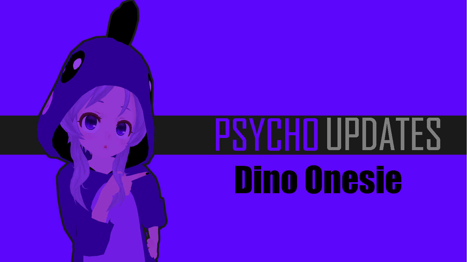 PsychoUpdates Miko Dino Onesie | FullBody Ready