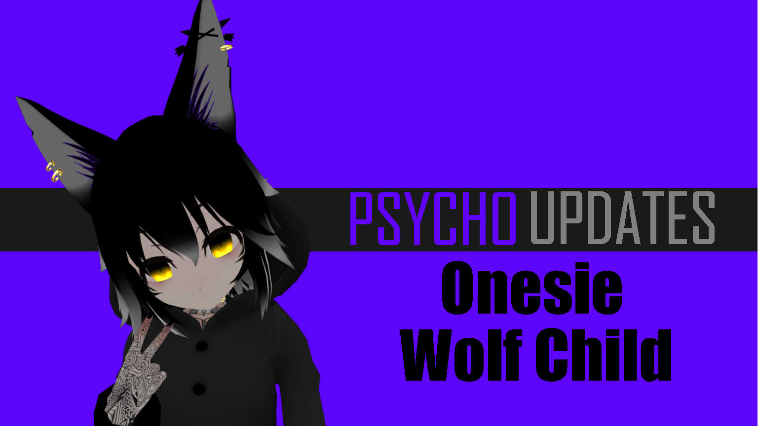 PsychoUpdates Onesie Wolf Child