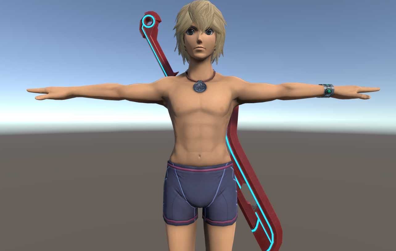 Shulk in his Underwear