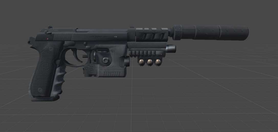 Beretta M9 [No Shooting Animation]