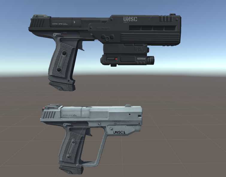 Halo M6C/M6C Silenced [No Shooting Animation]