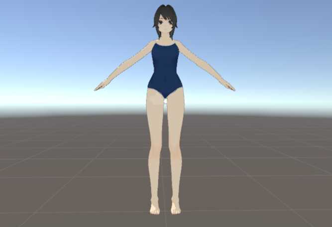 Yandere-chan Swimsuit (Custom Emotes/Hair Physics)