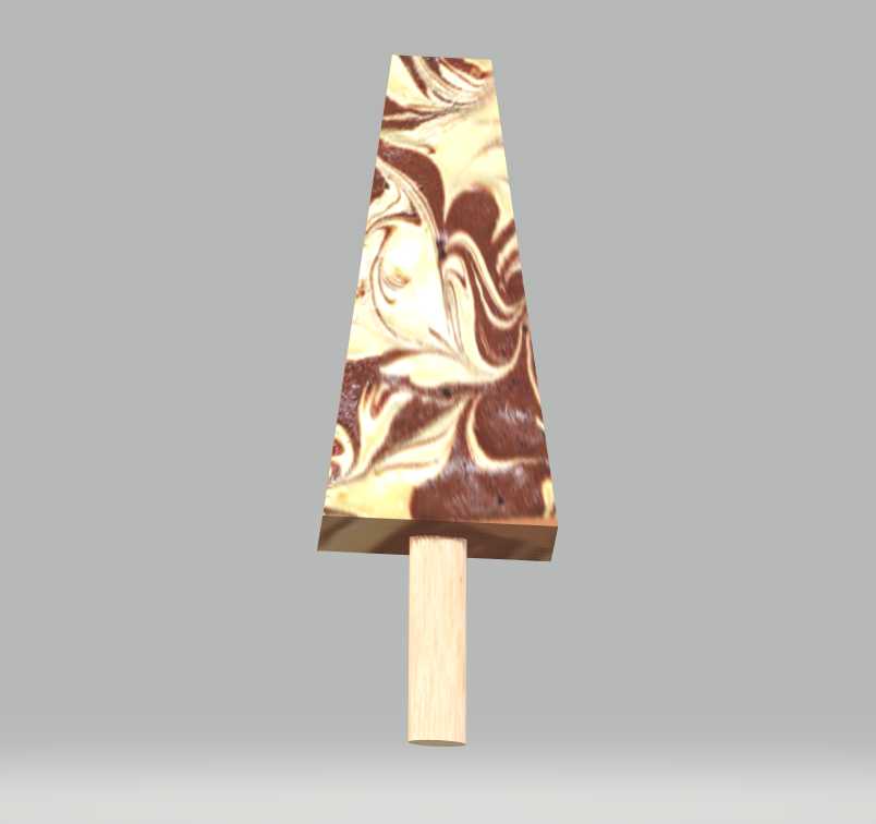 Chocolate Vanilla Swirl Jell-O Brand Puddin Pop