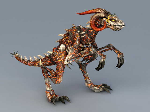 Lava Demon Dinosaur