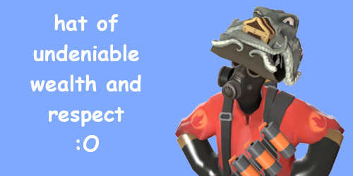 TF2 Hat - Hat of Undeniable Wealth and Respect