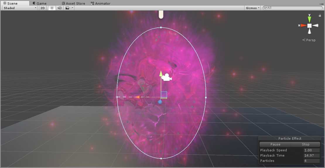 Distorted Portal Particle System