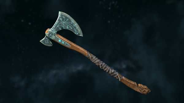 Leviathan Axe Kratos.
