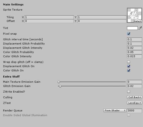 Corpse Glitch Shader