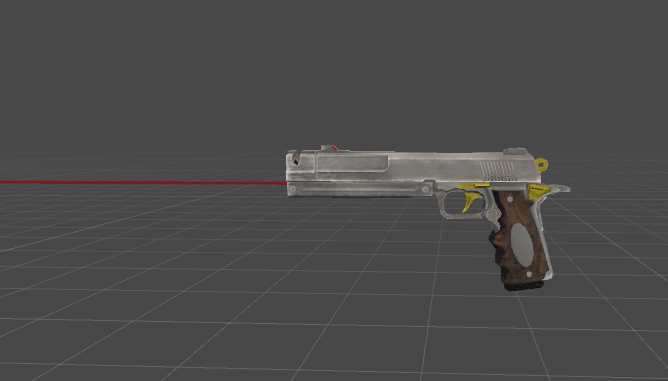 Ivory customized M1911 (Particles, Bullets, Sounds & Bones)