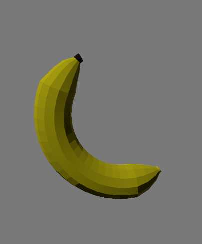 Low Poly Banana