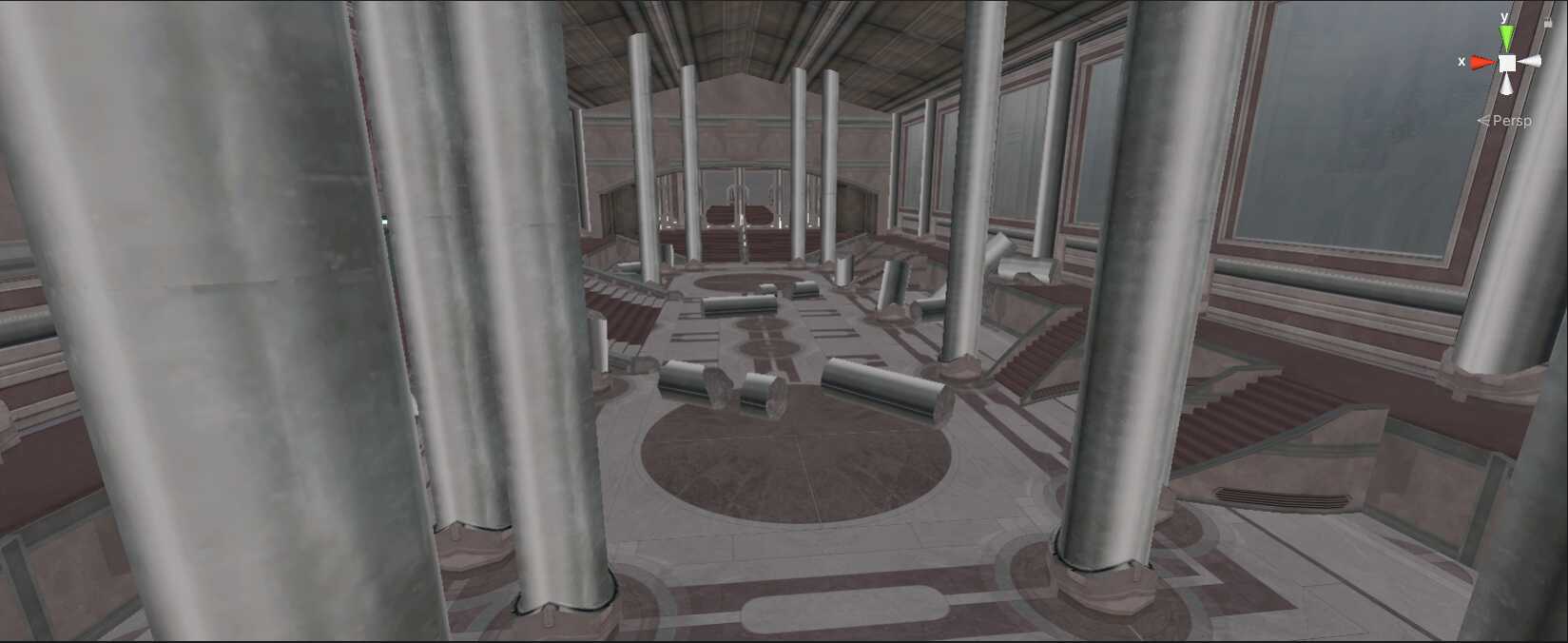 Battlefront 2 2005 Coruscant Jedi Temple World Prefab