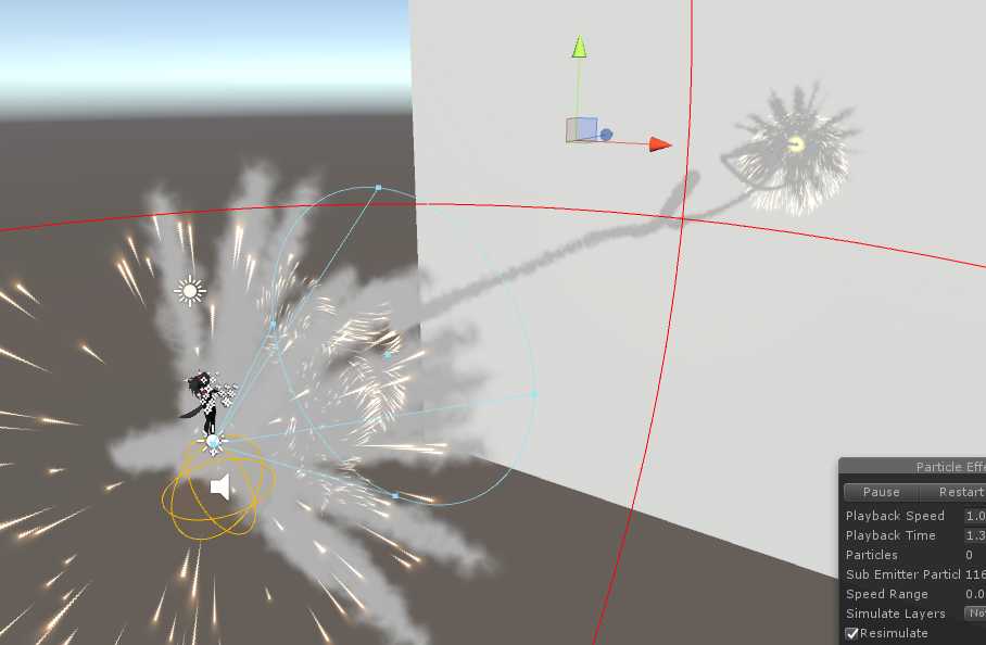 Kyouko shoot particle