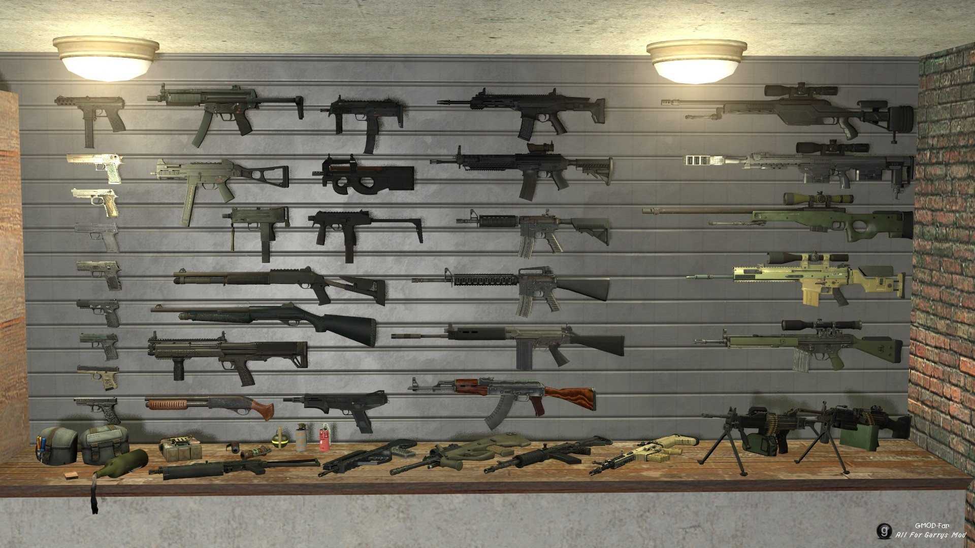 Almost every csgo gun but no textures