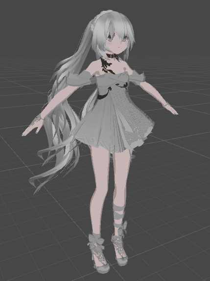 Cute girl dress (Model)