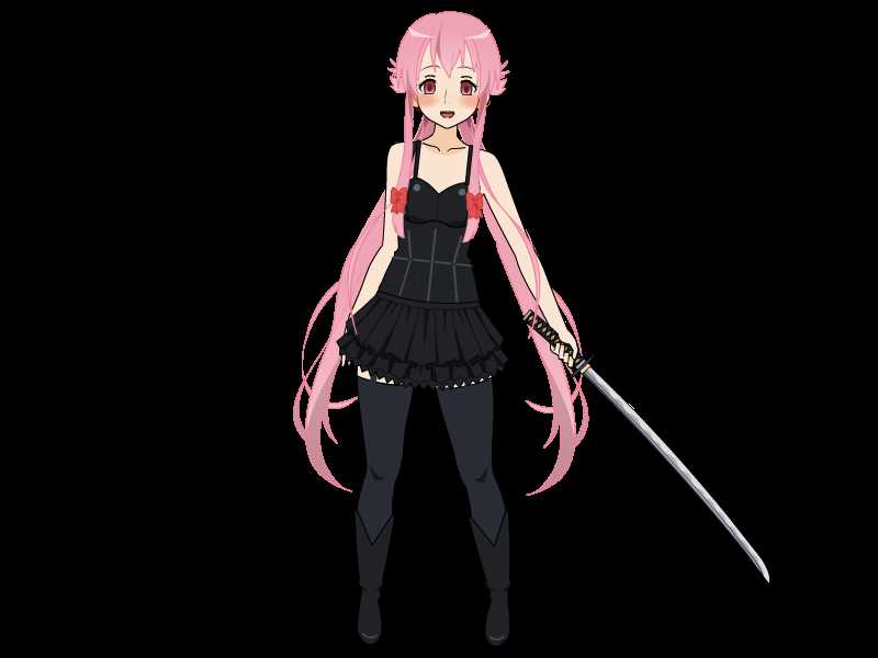 Yuno Gasai (black dress) 