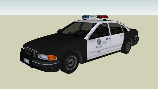 [Animated] US Police Car (UPDATED 30/04)