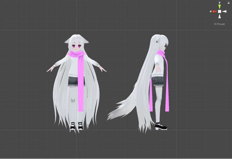 White Long Haired Ooka (made by Me)