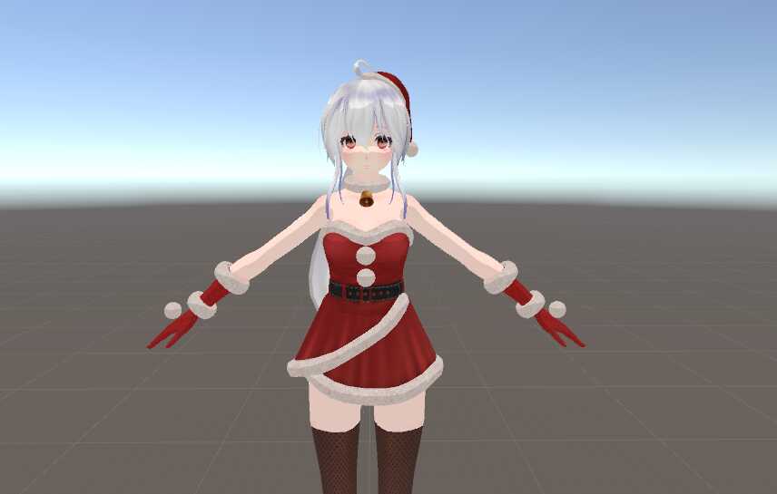Christmas E-Girl (Dynamic Bones, Lip Sync, Eye Tracking, Custom Emotes)